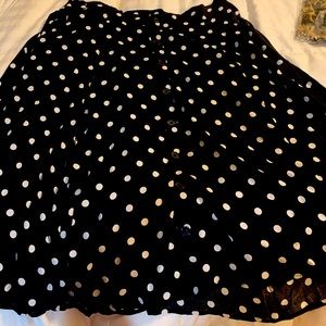 Torrid size 2 polka dot skirt
